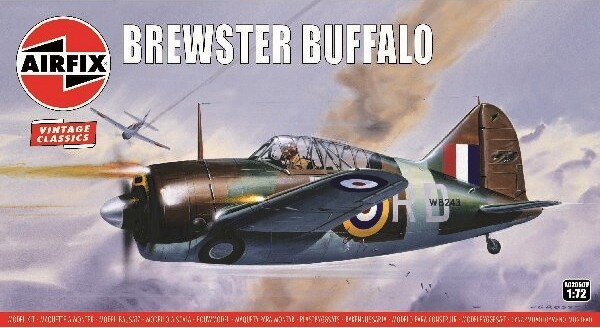 Billede af Airfix - Brewster Buffalo Modelfly Byggesæt - Vintage Classics - 1:72 - A02050v