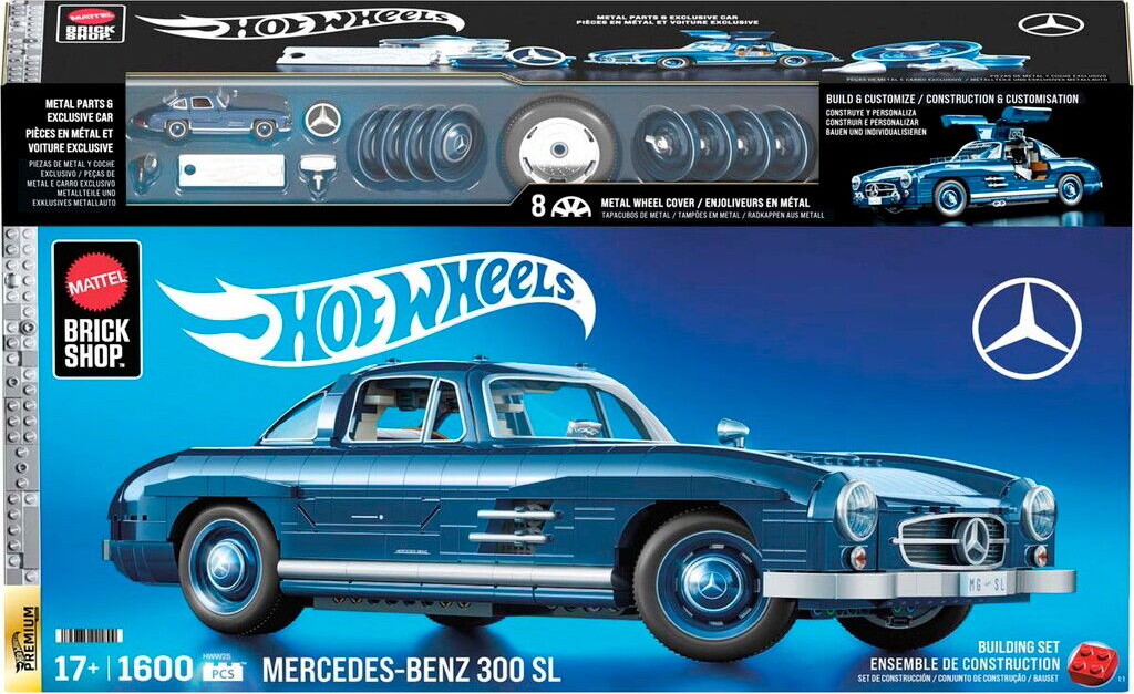 Mattel Brick Shop Hww25 - Mercedes-benz 300 Sl - Hot Wheels Premium