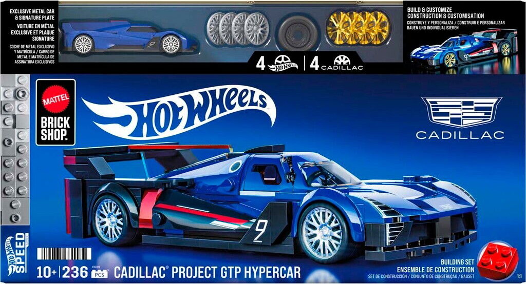 Mattel Brick Shop Jfr89 - Cadillac Project Gtp Hypercar - Hot Wheels Speed