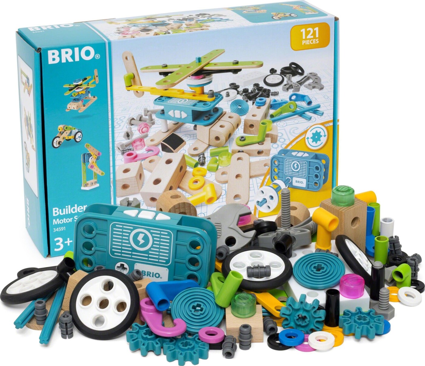 Billede af Brio - Builder Byggesæt - 121 Dele - 34591 hos Gucca.dk