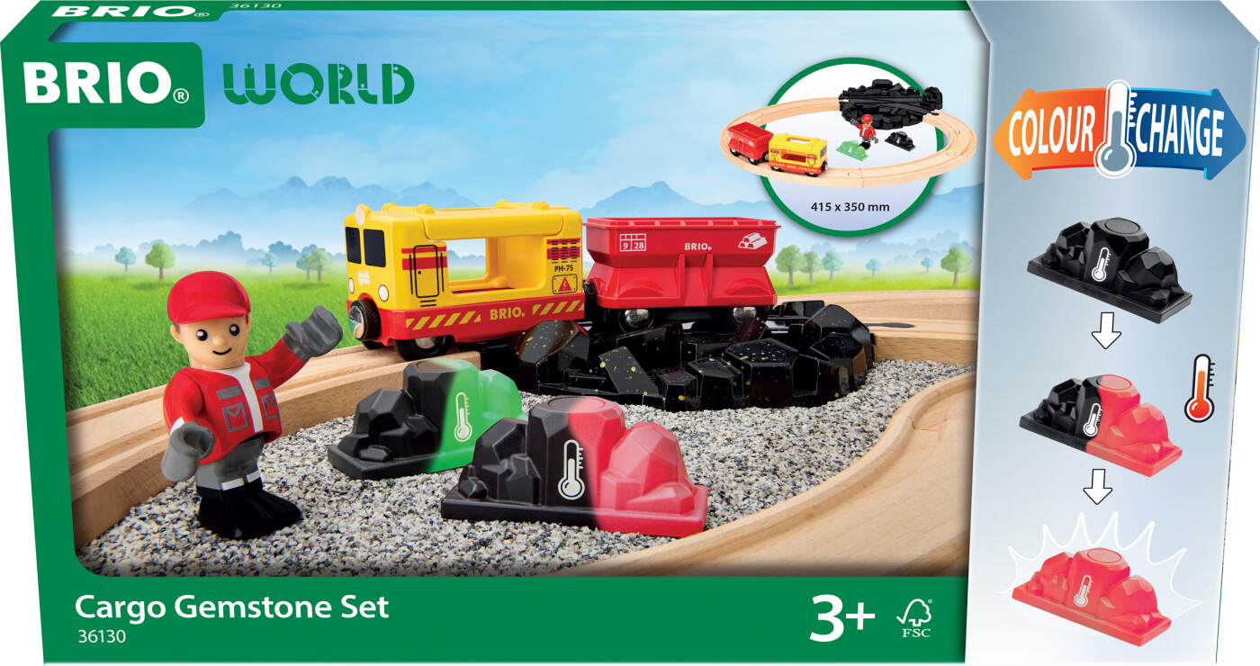 Brio World 36130 - Cargo Gemstone Set - Togbane - 14 Dele