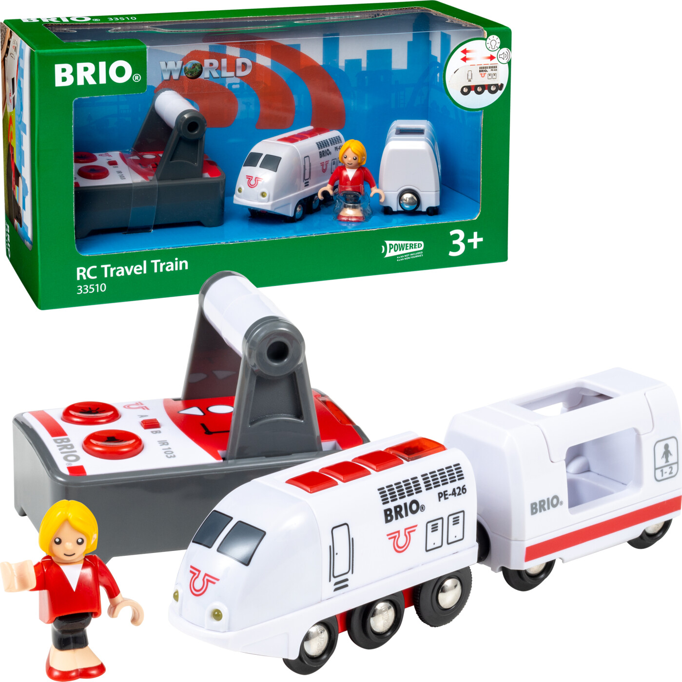 Billede af Brio - Fjernstyret Passagertog - 33510