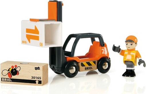 Brio - Gaffeltruck I Fsc Træ