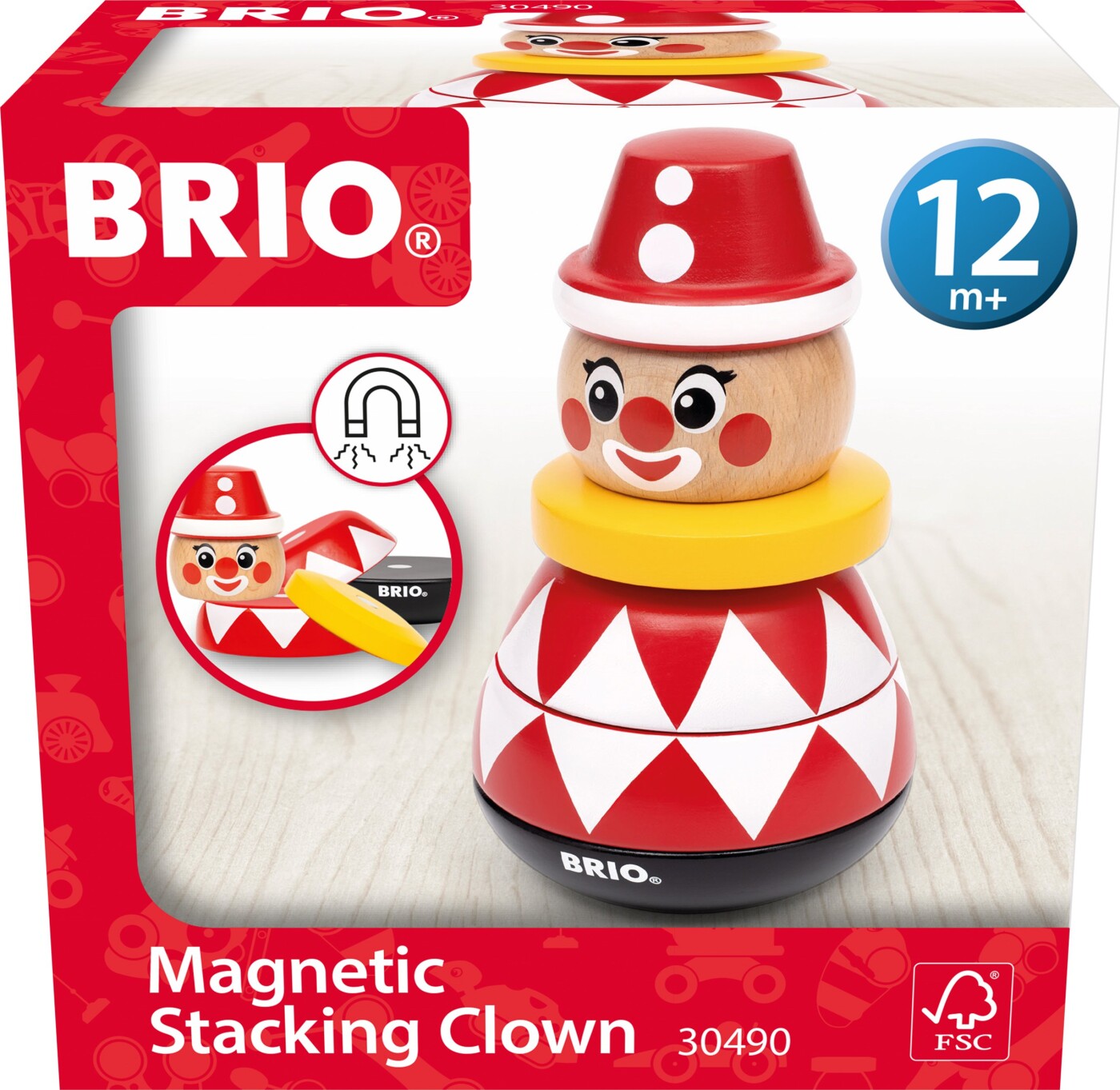 Brio - Magnetisk Stableklovn - 5 Dele - 30490