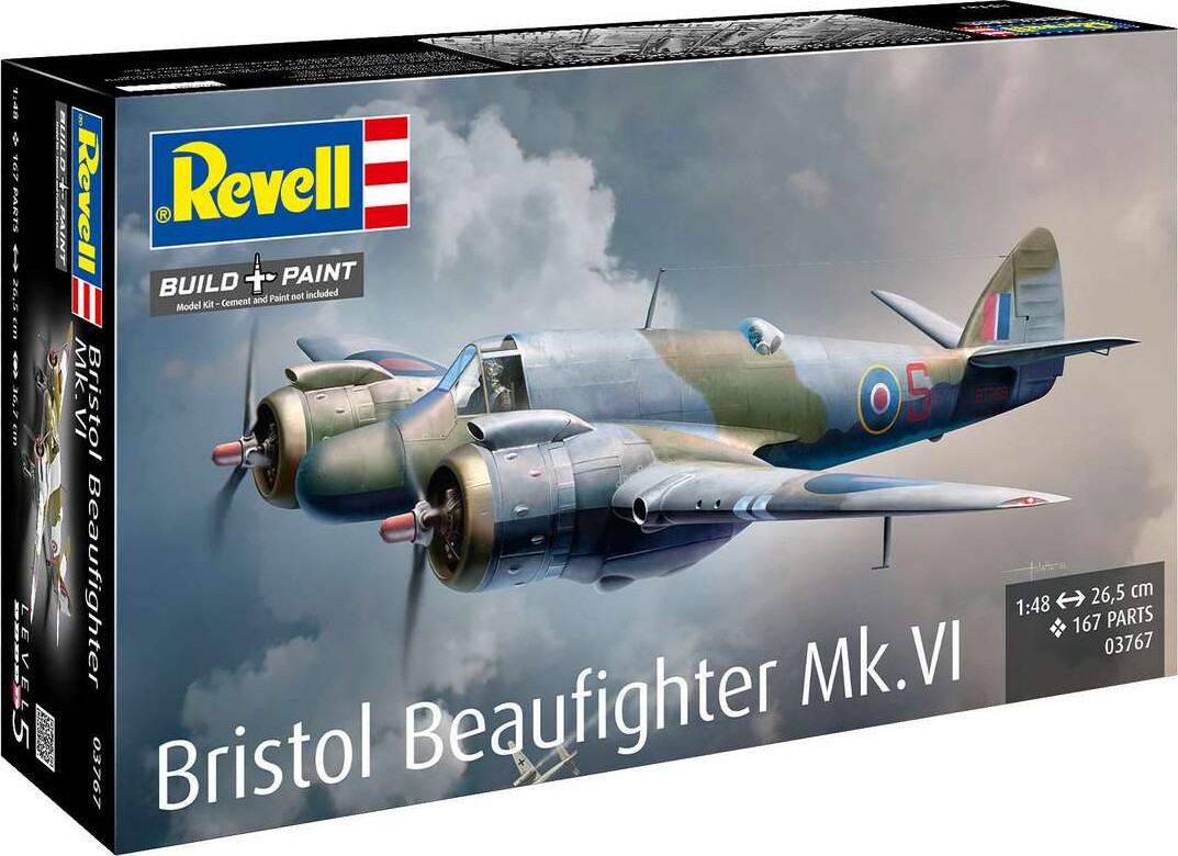 Revell - Bristol Beaufighter Mk. Vi Fly Byggesæt - 1:48 - 03767