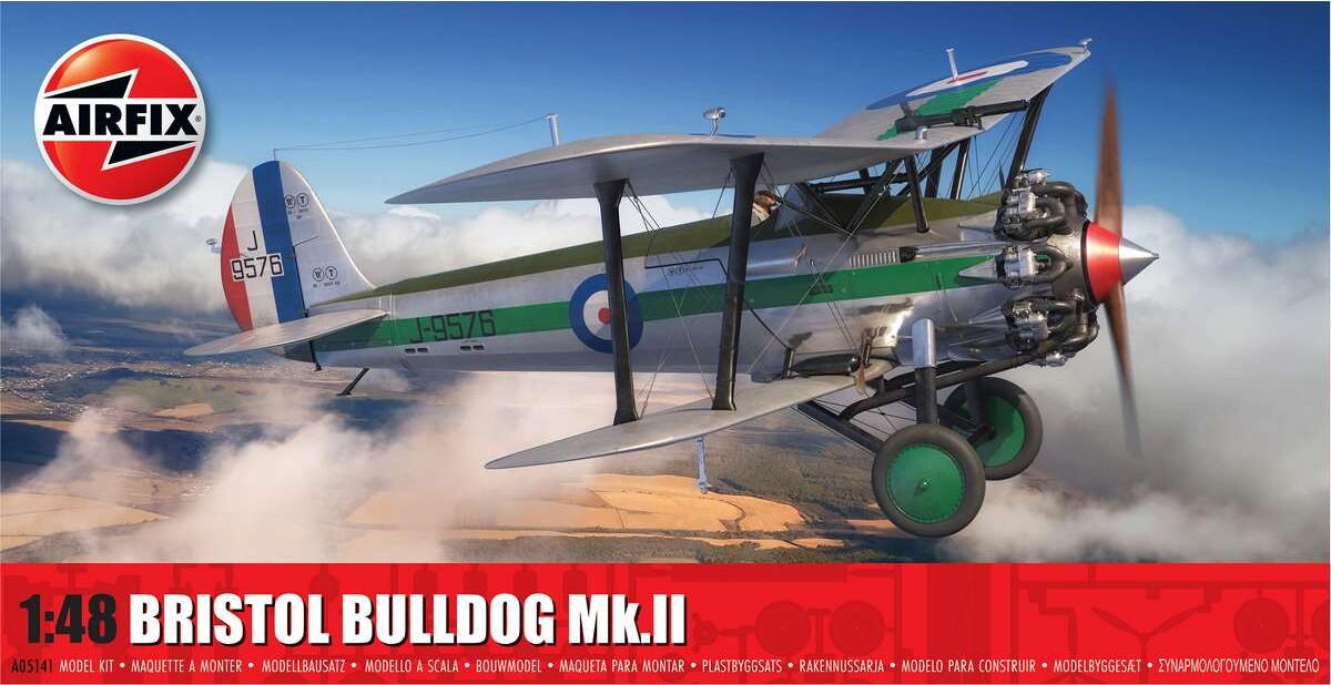 Airfix - Bristol Bulldog Mk.ii Modelfly Byggesæt - 1:48 - A05141