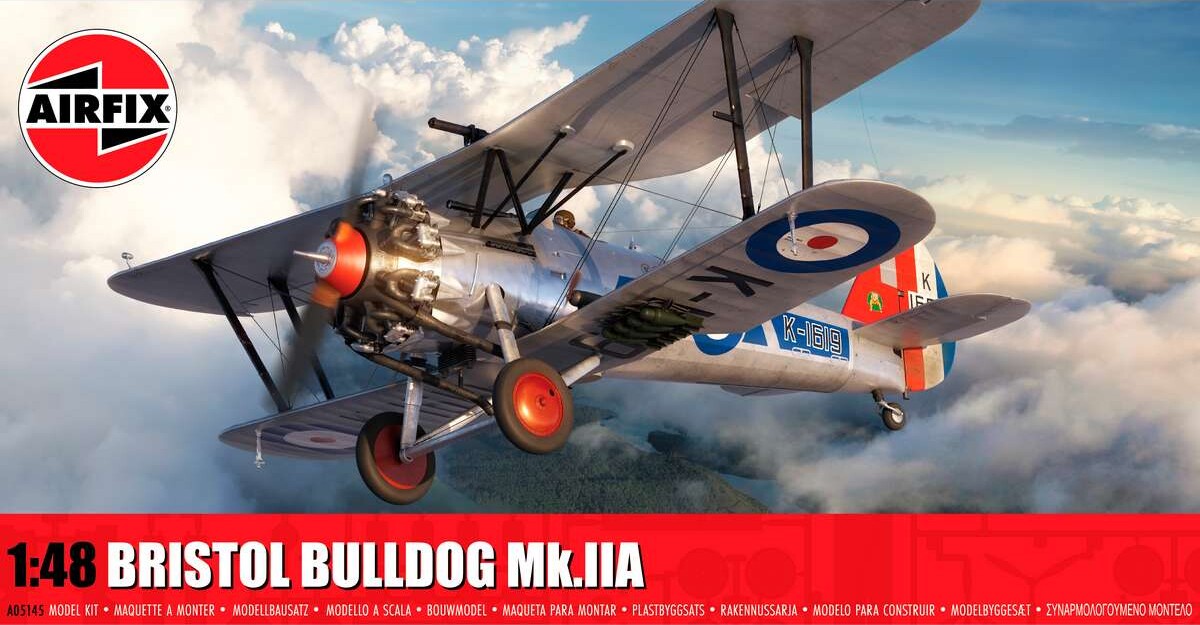 Airfix A05145 - Bristol Bulldog Mk.iia Model Fly Byggesæt - 1:48