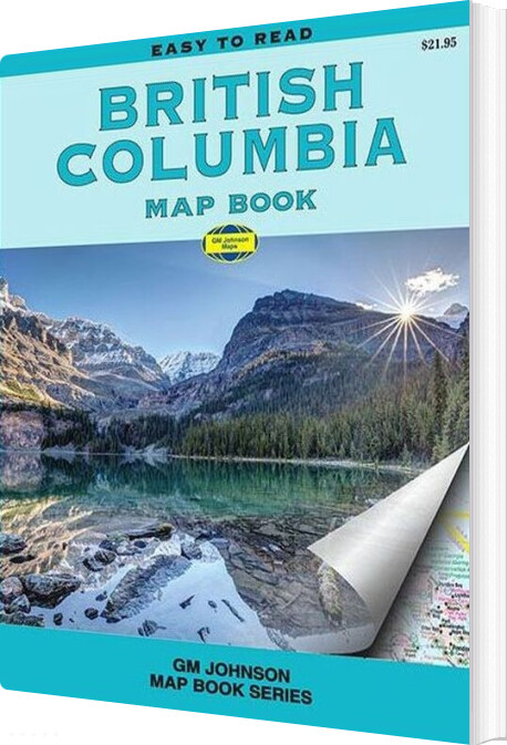British Columbia Map Book - English book