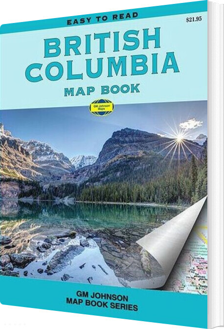 British Columbia Map Book - English book