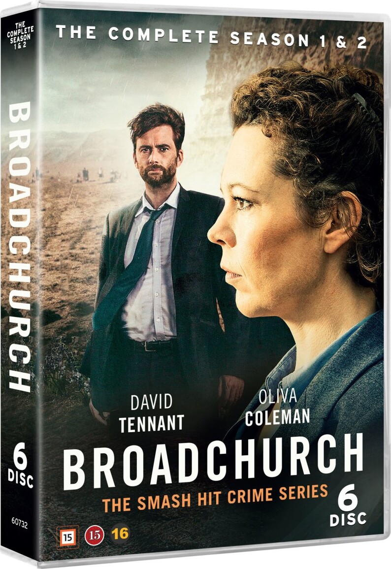 Broadchurch - Sæson 1-2 - DVD - Tv-serie