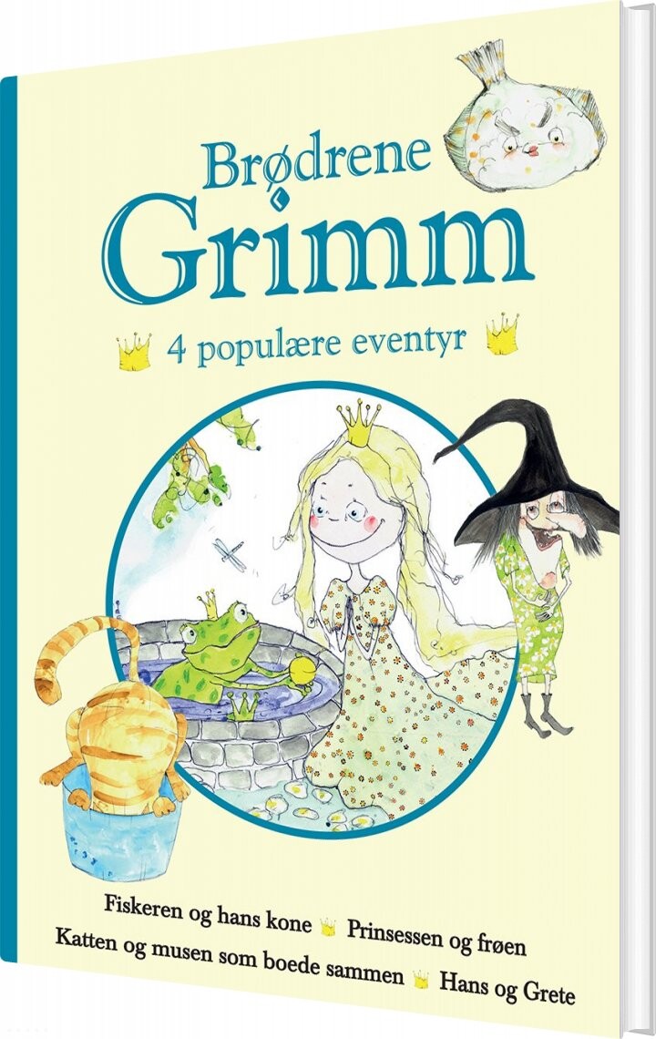 Billede af Brødrene Grimm - 4 Populære Eventyr Ii - Brødrene Grimm - Bog hos Gucca.dk
