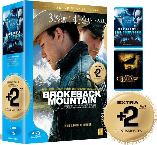 Billede af Brokeback Mountain / The Traveler / The Texas Chainsaw Massacre - Blu-Ray