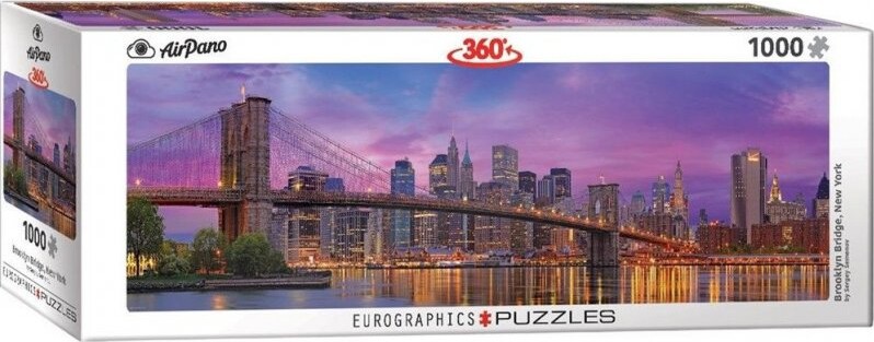 Billede af Puslespil Med 1000 Brikker - New York Brooklyn Bridge hos Gucca.dk
