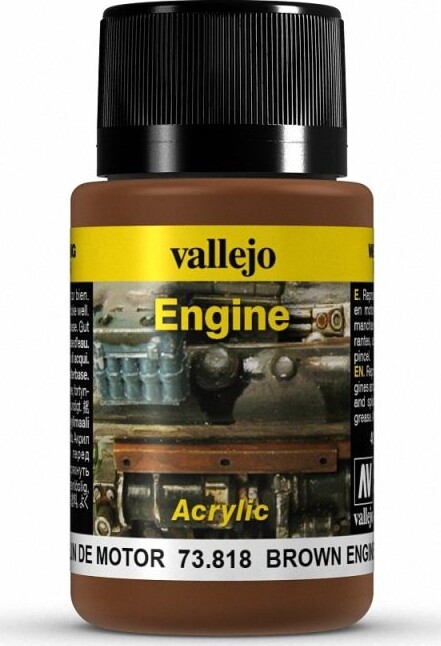 Se Vallejo - Engine Effects - Brown Soot 40 Ml hos Gucca.dk