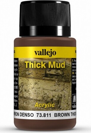 Billede af Vallejo - Thick Mud - Brown 40 Ml hos Gucca.dk