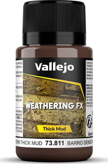 Vallejo - Thick Mud - Brown 40 Ml