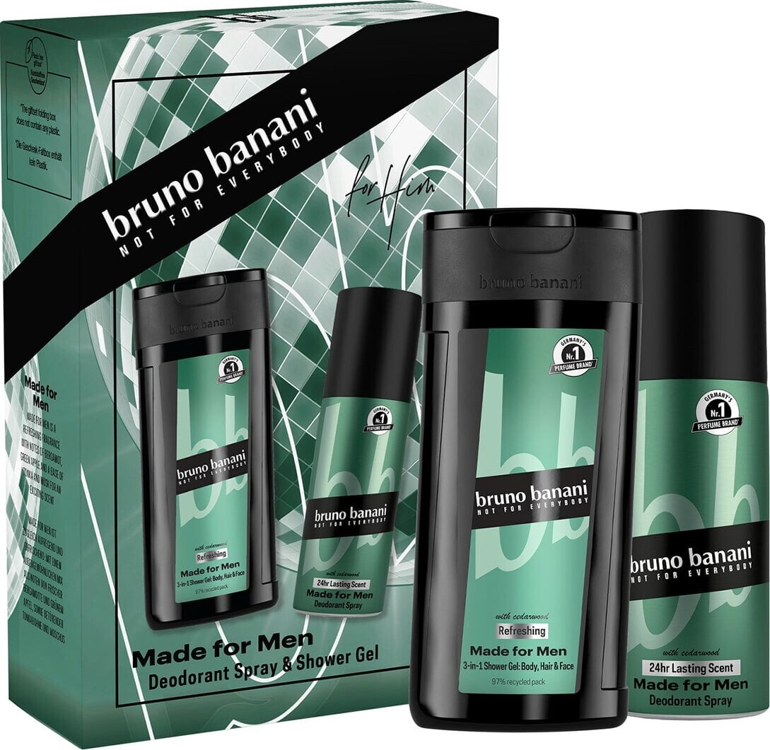 Bruno Banani - Xmas Men Shower Gel 250ml + Deo Spray 150ml