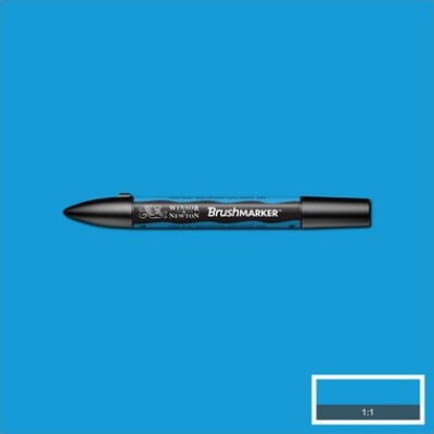 Winsor & Newton - Brush Marker Tusch - Kadet Blå