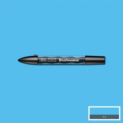 Winsor & Newton - Brush Marker Tusch - Sky Blå