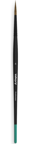 Pro Modeler Brush - Størrelse 4 - Natural Hair Brush - Vallejo