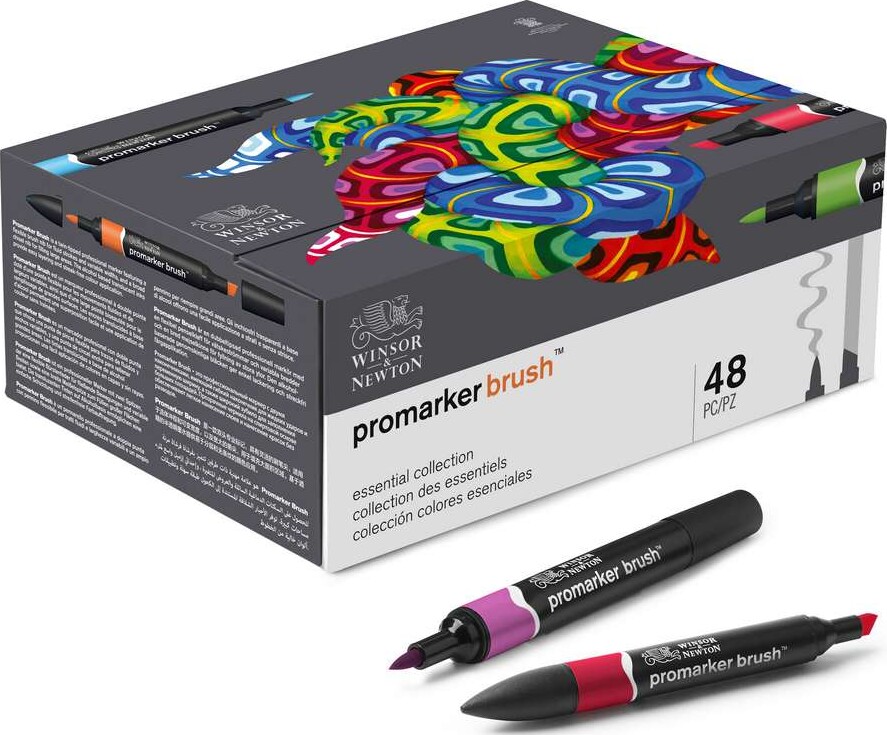 Winsor & Newton - Promarker Brush Essential Collection - 48 Stk