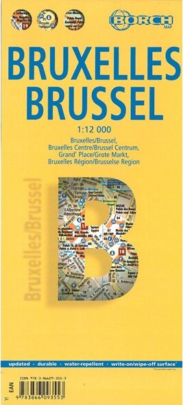 Bruxelles - Borch Maps  - English book