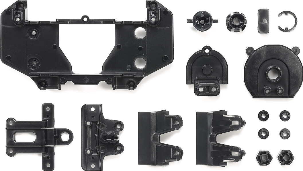 Bt-01 F/l Parts (r/c Deck, Rear Body Mount Base) - 51734 - Tamiya