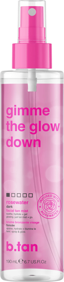 B.tan - Gimme The Glow Down Facial Tan Mist 190 Ml