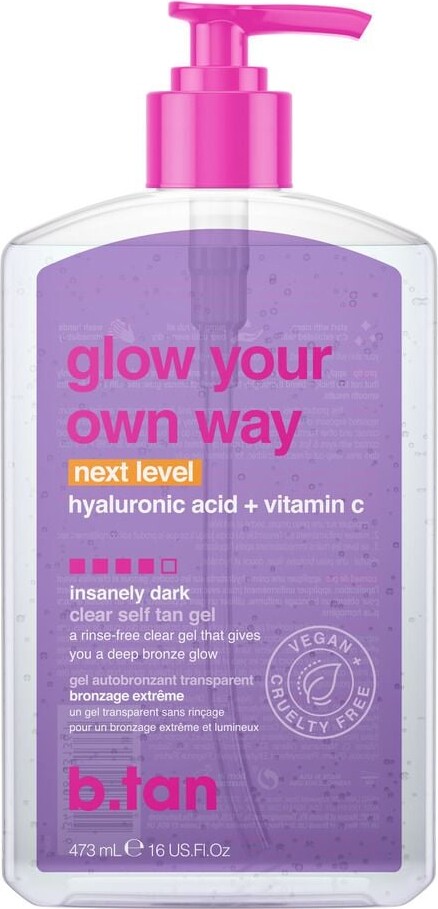 B.tan - Glow Your Own Way Next Level Self Tan Gel - 473 Ml