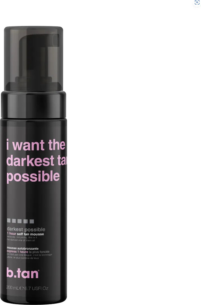 B.tan - I Want The Darkest Tan Possible Tan Mousse 200 Ml