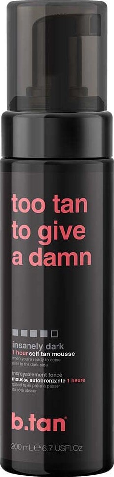 Se B.tan - Too Tan To Give A Damn Self Tan Mousse - 200 Ml hos Gucca.dk