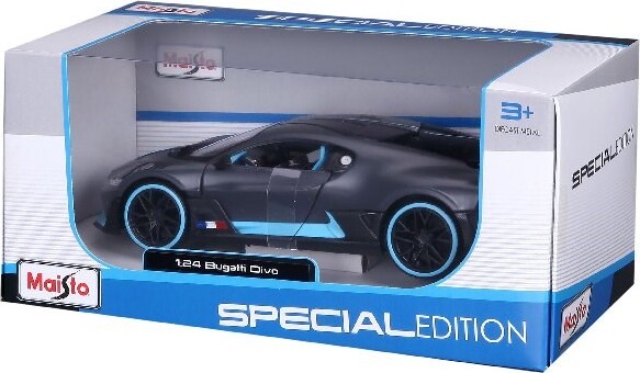 Bugatti Divo 1:24, Dull Grey - 31526 - Maisto