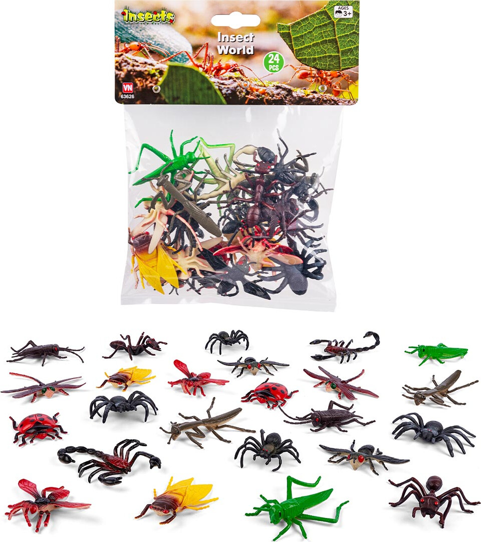 Bull - Insekter I Pose 24 Stk