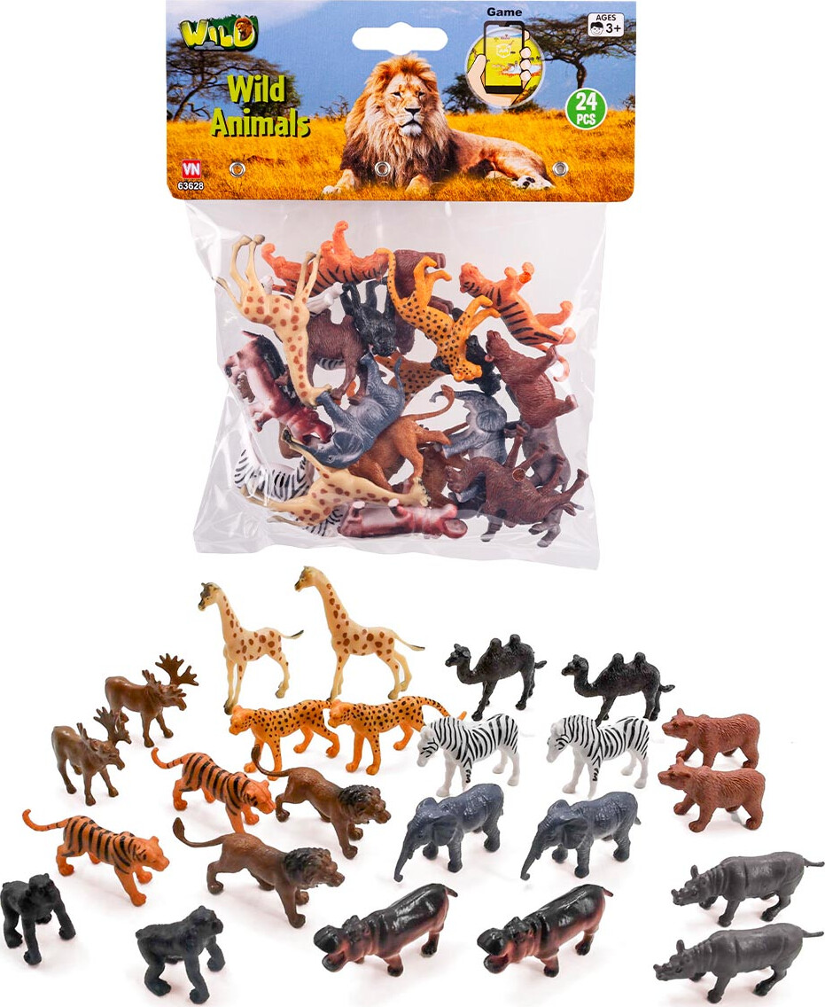 Bull - Safaridyr I Pose 24 Stk