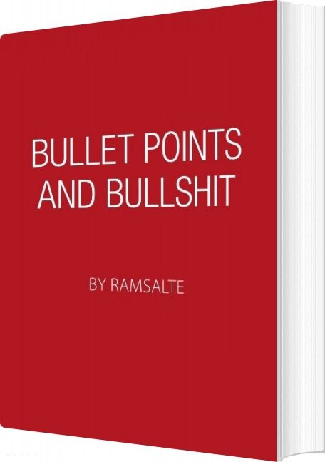 Billede af Bullet Points And Bullshit - Ramsalte - English Book
