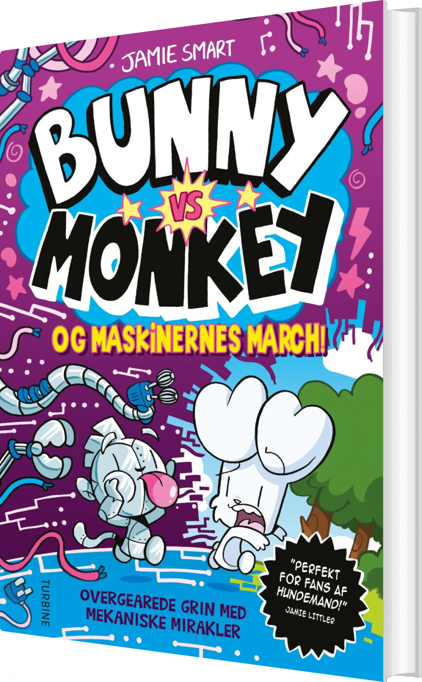 Bunny Vs Monkey Og Maskinernes March! - Jamie Smart - Bog
