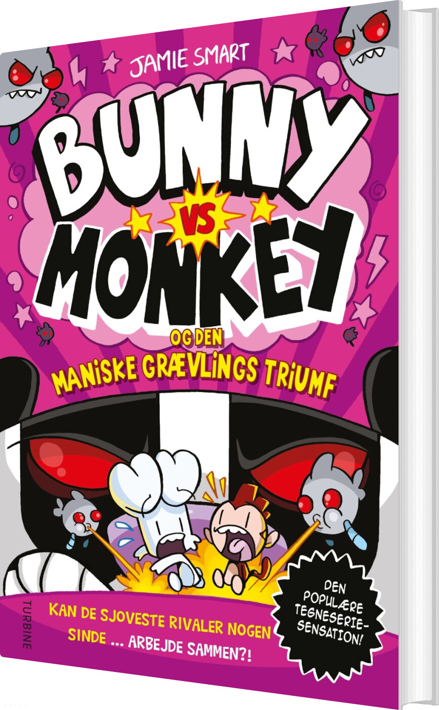 Bunny Vs Monkey Og Den Maniske Grævlings Triumf - Jamie Smart - Bog