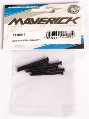 Button Head Screw 3x38mm (6pcs) - Mv150044 - Maverick Rc