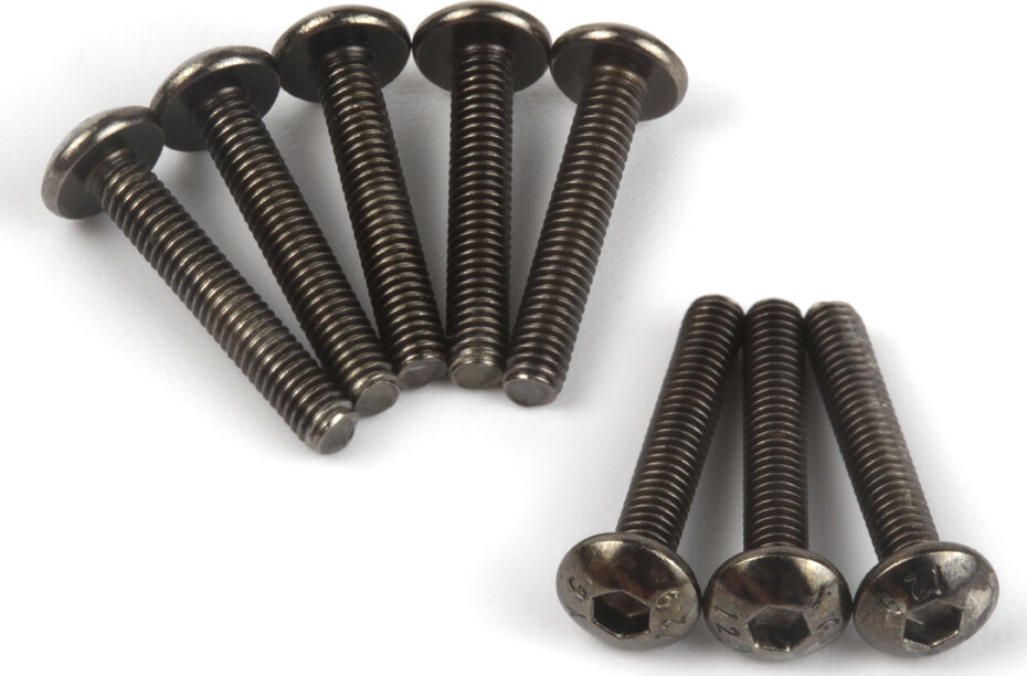 Button Head Screw M2.5x15mm (hex/socket/8pcs) - Mv151120 - Maverick Rc