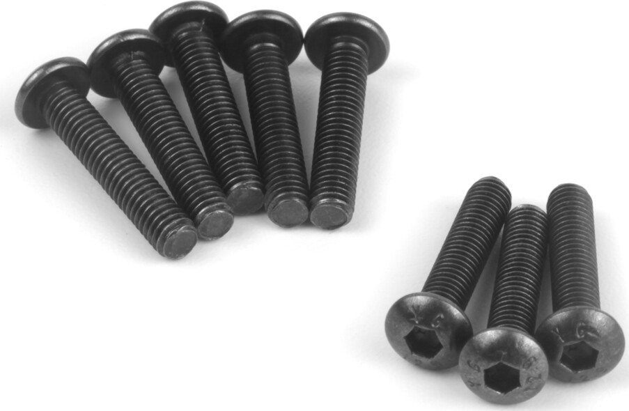 Button Head Screw M3x15mm (hex/socket/8pcs) - Mv151122 - Maverick Rc
