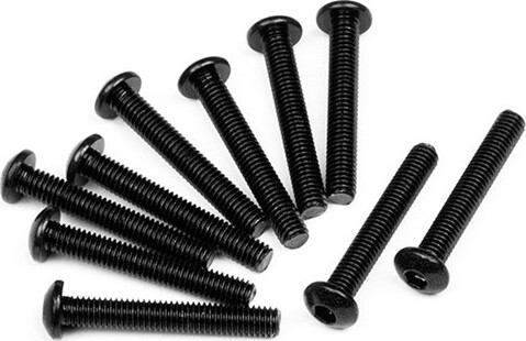 Billede af Button Head Screw M3x20mm (10pcs) - Hpz357 - Hpi Racing