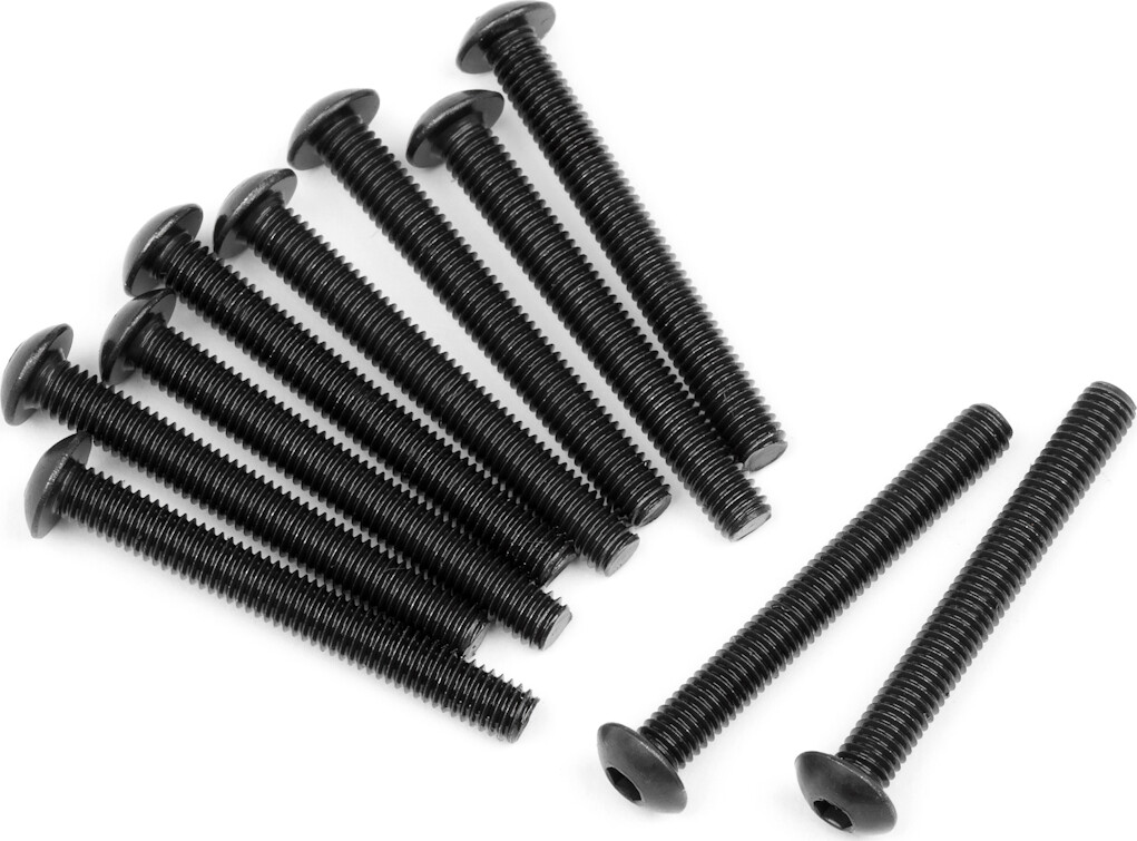 Button Head Screw M3x24mm (10pcs) - Mv150478 - Maverick Rc