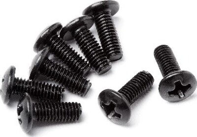 Button Head Screw M3x8 (8pcs) - Mv25037 - Maverick Rc