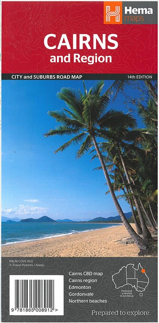 Billede af Cairns And Region - Hema Maps - English Book