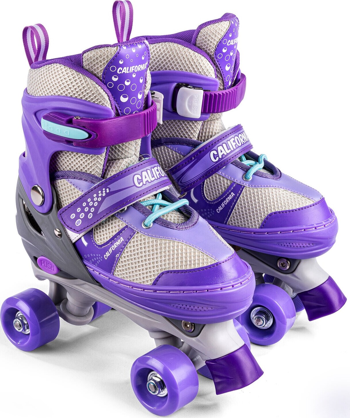 California - Adjustable Side-by-side Roller Skates - Size 31-34