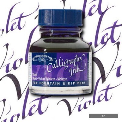 Winsor & Newton - Calligraphy Ink - Blæk - Violet 30 Ml