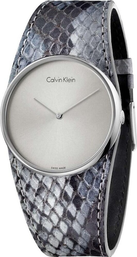 Calvin Klein Ur - Dame - 39 Mm - Sølv Farvet - K5v231q4 | Se tilbud og på Gucca.dk