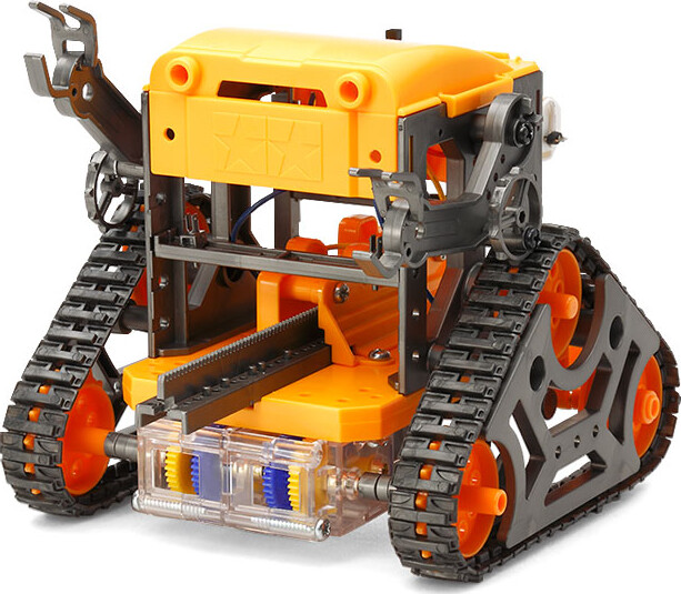 Se Tamiya - Cam Program Robot Byggesæt - Gun Metal Og Orange - 69922 hos Gucca.dk