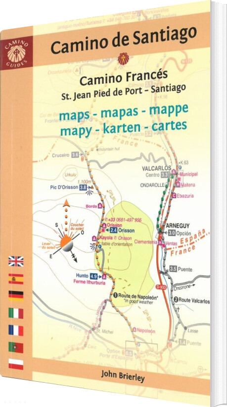 Billede af Camino De Santiago Maps - John Brierley - English Book