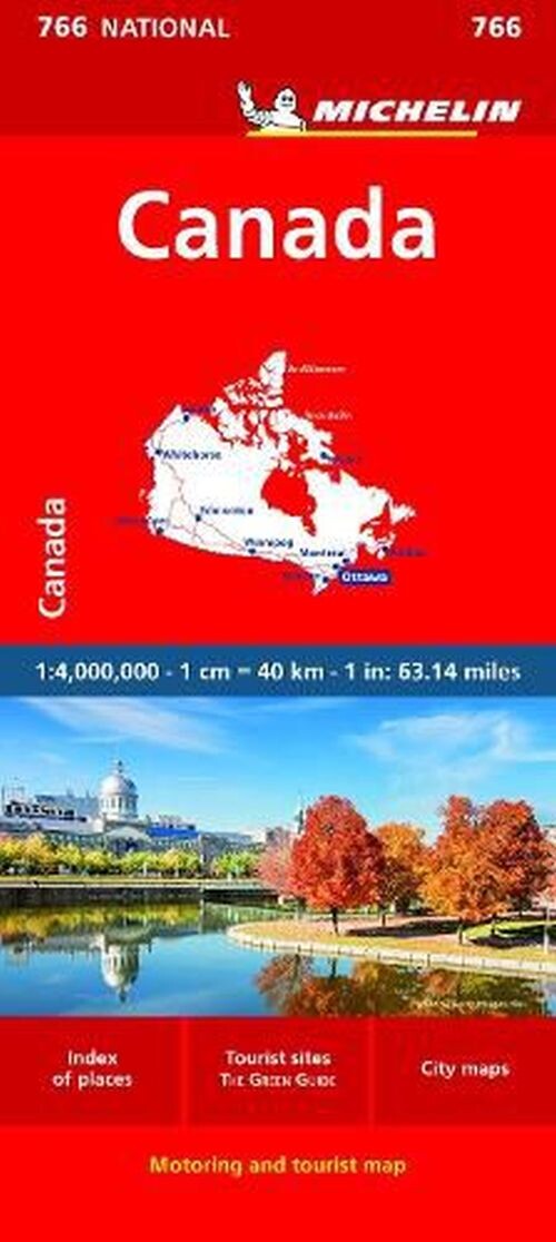 Michelin Kort - Canada - English book